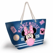 Capa do artigo Disney Minnie Mouse Varsity Soleil Beach Bag, Blue