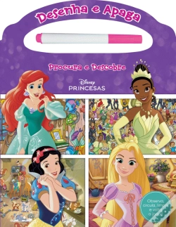 Capa do artigo Disney Princesas - Desenha e Apaga, Procura e Descobre