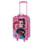 Disney Princesas Flowers Mala Trolley Soft 3D, Rosa - Preview