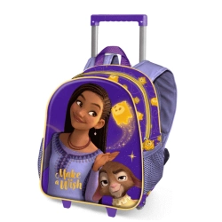 Capa do artigo Disney Wish: O Poder dos Desejos Star Mochila 3D com Rodas Pequena, Lilás