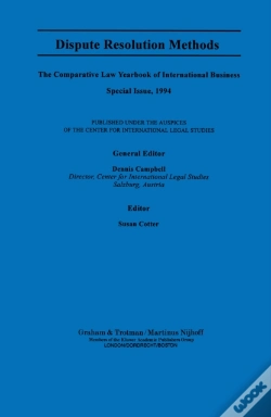Capa do artigo Dispute Resolution Methods