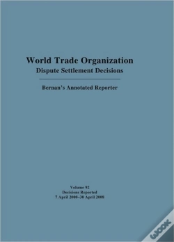 Capa do artigo Dispute Settlement Decisions: Bernan'S Annotated Reporter