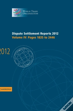 Capa do artigo Dispute Settlement Reports 2012: Volume 4, Pages 1835â€“2446