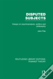 Disputed Subjects (Rle Feminist Theory)