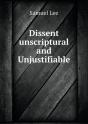 Dissent Unscriptural And Unjustifiable - Preview