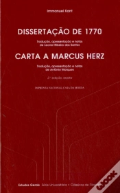 Capa do artigo Dissertação de 1770