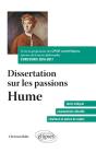 Dissertation Sur Les Passions ; Hume ; Texte Au Programme Des Cpge Scientifiques ; Concours 2016-2017 - Preview
