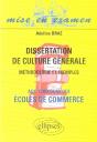 Dissertations De Culture Générale Aux Concours Des Écoles De Commerce ; Méthodologie Et Exemples - Preview