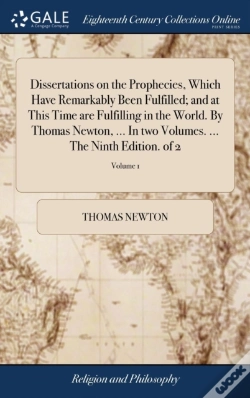 Capa do artigo Dissertations On The Prophecies, Which H
