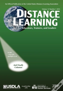 Capa do artigo Distance Learning Magazine Vol 12 Issue 1