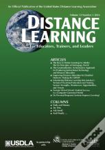 Distance Learning Vol 13 Issue 1