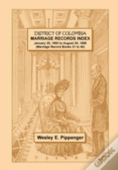 District Of Columbia Marriage Records In