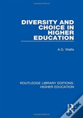 Diversity And Choice In Higher Education