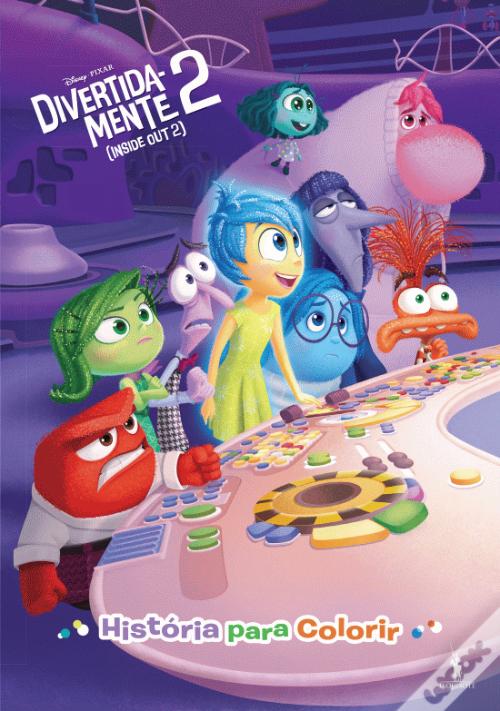 Divertida-Mente 2 - História para Colorir - Livro - WOOK