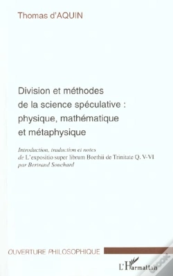 Capa do artigo Division Et Methodes De La Science Speculative ; Physique Mathematique Et Metaphysique