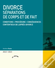 Capa do artigo Divorce. Separations De Corps Et De Fait 2019/2020 - 24e Ed.