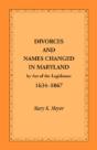 Divorces And Names Changed In Maryland B - Preview