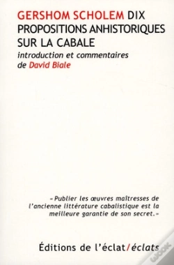 Capa do artigo Dix Aphorismes Non Historiques Sur La Cabale