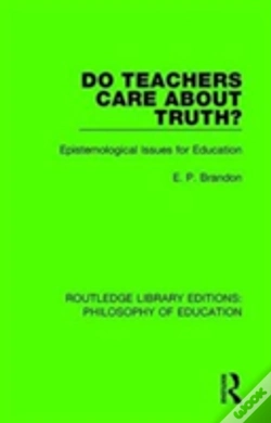 Capa do artigo Do Teachers Care About Truth?