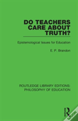 Capa do artigo Do Teachers Care About Truth?
