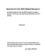 Doctrine For The 2050 Global Education - Preview