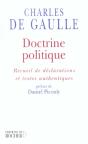Doctrine Politique : Recueil De Déclarations Et Textes Authentiques - Preview