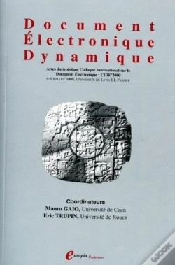 Capa do artigo Document Electronique Dynamique. Dynamic Electronic Document