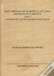 Capa do artigo Documentos De Martin V 1417 1431 Referentes A España.