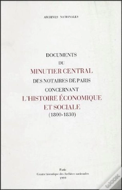 Capa do artigo Documents Minutier Central Notaires Hist Ec