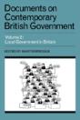Documents On Contemporary British Government: Volume 2, Local Government In Britain - Preview