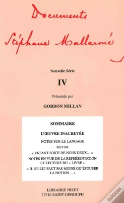 Capa do artigo Documents Spéphane Mallarmé ; Nouvelle Série Tome 4