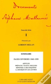 Documents Stéphane Mallarmé ; Nouvelle Série Tome 1
