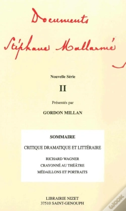 Capa do artigo Documents Stéphane Mallarmé ; Nouvelle Série Tome 2
