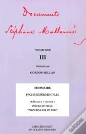 Documents Stéphane Mallarmé ; Nouvelle Série Tome 3