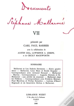 Capa do artigo Documents Stéphane Mallarmé Vii