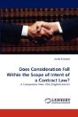 Does Consideration Fall Within The Scope Of Intent Of A Contract Law? - Preview