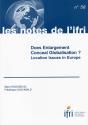 Does Enlargement Conseal Globalisation ? Location Issues In Europe - Preview