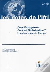 Does Enlargement Conseal Globalisation ? Location Issues In Europe