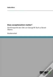 Capa do artigo Does Exceptionalism Matter?