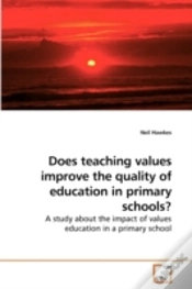 Capa do artigo Does Teaching Values Improve The Quality