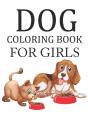 Dog Coloring Book For Girls - Preview