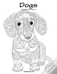 Dogs Coloring Book For Grown-Ups 1 & 2