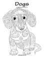 Dogs Coloring Book For Grown-Ups 1 & 2 - Preview