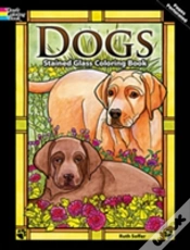 Capa do artigo Dogs Stained Glass Coloring Book