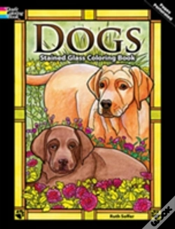 Capa do artigo Dogs Stained Glass Coloring Book