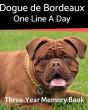 Dogue De Bordeaux - One Line A Day: A Th - Preview