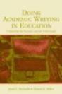 Doing Academic Writing In Education - Preview