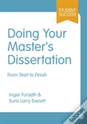 Doing Your Master'S Dissertation