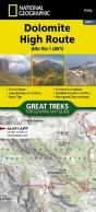 Dolomite High Route (Alta Via 1) Map - Preview