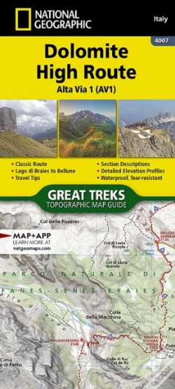 Capa do artigo Dolomite High Route (Alta Via 1) Map